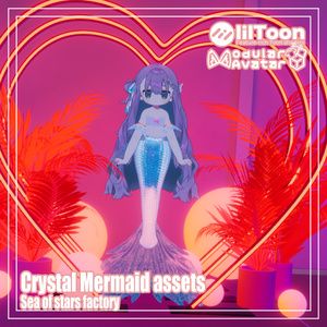 VRC想定　クリスタルマーメイドCrystal Mermaid アセット正規版　複数対応 缩略图 32
