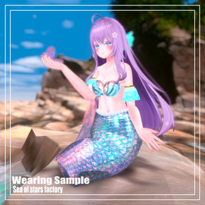 VRC想定　クリスタルマーメイドCrystal Mermaid アセット正規版　複数対応 缩略图 17
