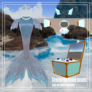 VRC想定　クリスタルマーメイドCrystal Mermaid アセット正規版　複数対応 缩略图 3