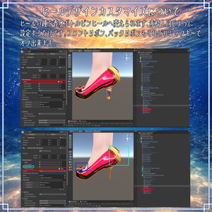 VRC想定 マーメイドドレス　アクアベイルドレスアセット(Aqua Veil Dress Asset) 缩略图 8