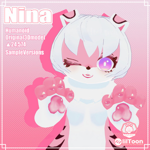 [Original 3D Model] Nina, an aquatic creature