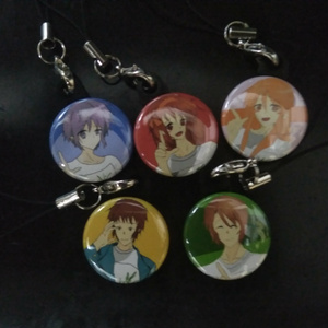 涼宮ハルヒの憂鬱 キョン 卒業品 缶バッジ アクリルキーホルダー まとめ 涼宮ハルヒの憂鬱」トレーディング缶バッジ: その他グッズ