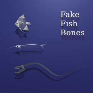 魚の骨格標本