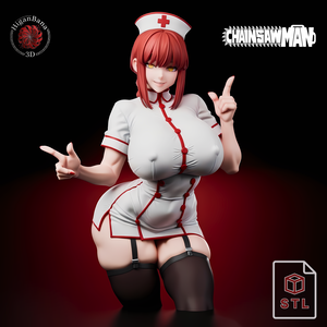 MAKIMA (Chainsaw Man): Nurse Tease