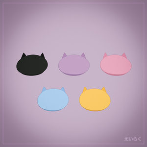 【VRChat想定】猫ベレー帽　Cat Beret Hat 缩略图 3