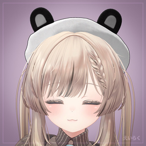 【VRChat想定】熊ベレー帽 Bear Beret Hat 缩略图 2