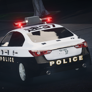 【GTA5 / FiveM】V37型日産スカイライン パトカー MOD (レーダーパトカー)