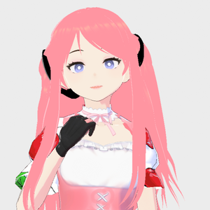 cherry pop [custom hair, gloves, nails, dress, tights, makeup,]