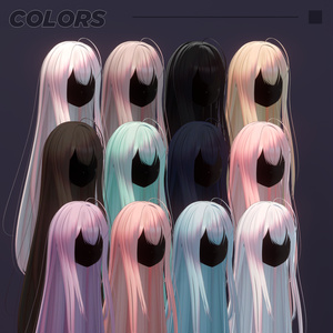 【6アバター対応】 Mana Hair 缩略图 8