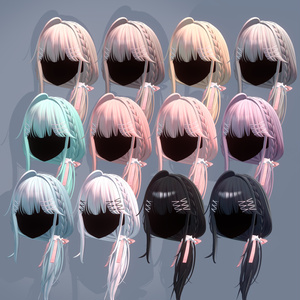 【6アバター対応】 Giselle Hair 缩略图 7