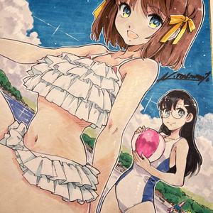僕の生徒はオトナギャル サイン色紙 - ikomayo - BOOTH