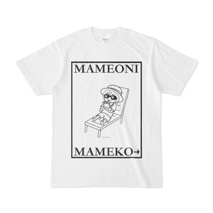 まめ公Tシャツ　no.6-2