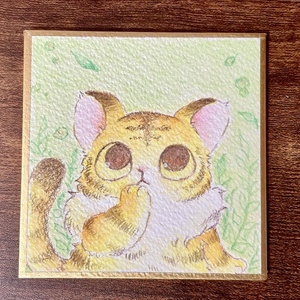 原画「とらのこ　ぼんやり」