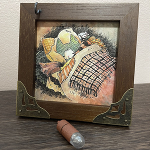 額装原画「夢の中でもともだちと」