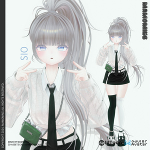 ❰Hair❱ 10アバター対応 Hair_001 Poni Tail 缩略图 13