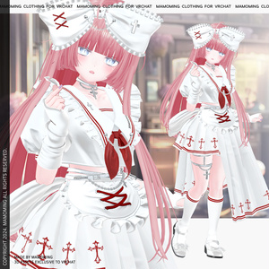 ❰Setup❱ 7アバター対応 Set_003 Maid School uniform 缩略图 14