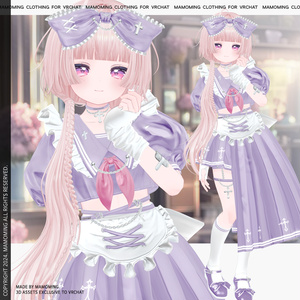 ❰Setup❱ 7アバター対応 Set_003 Maid School uniform 缩略图 13