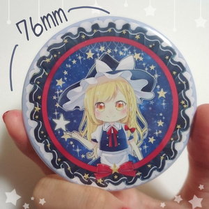 魔理沙 缶バッジ