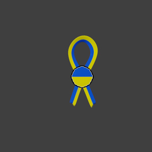 Ukraine Suppport Ribbon