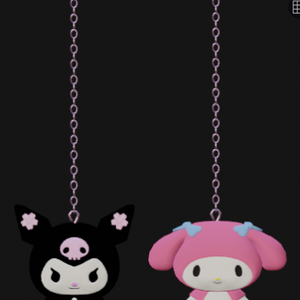 Kuromi and My Melody.