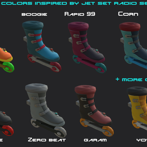 Inline Skates Model Pack