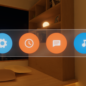 【VRChat / UdonSharp】S-Aura Spatial UI 空间视界 | 次世代ホログラフィック空間UI | Next-Gen Holographic Spatial UI