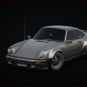 FREE 1975 Porsche 911 (930) Turbo 3D Clothing 3D Model VRChat 無料の1975年ポルシェ911（930）ターボ3D衣類3DモデルVRChat