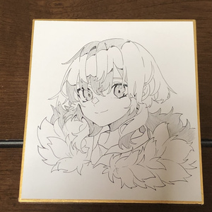 ✴︎ひなの⋈✴︎　手描き　イラスト　色紙 色紙イラスト - ひなの絵 - BOOTH