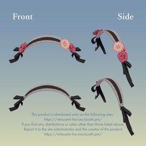 【アクセサリー】Straw hat ＆ Straw headband（無料） 缩略图 5
