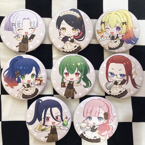 ポニテズ缶バッジ
