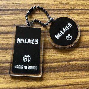 アクリルキーホルダー/ HELL ALL-5 [カードと目玉]