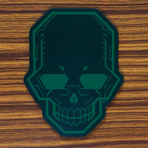 マウスパッド [Green_skull]