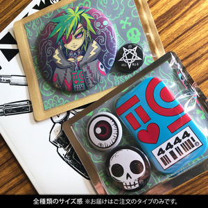 缶バッジセット/ HELL ALL-5 [Rodge]