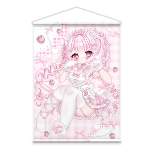 桃稚ちあ】B2タペストリー 和メイドのあちゃん - ブレンドリーム - BOOTH