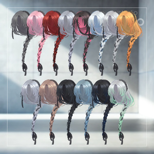 【 アンニュイおさげヘア 】for Male 缩略图 9