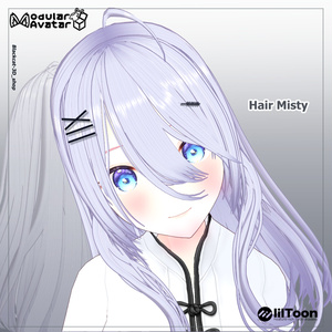 【3D髪の毛】HairMirsy [ぼやけた髪]【VRChat】