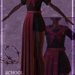 [VRChat + MMD] School Uniform