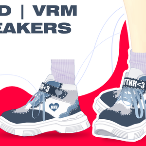 mmd|vrm Sneakers Kittik