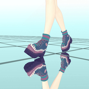 [VRChat + MMD] Wings demon glasses DL - SAYUMIVI - BOOTH
