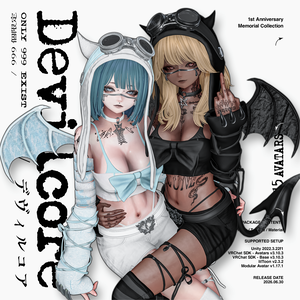 Devilcore【15アバター対応／999着限定／1周年記念メモリアルコレクション／3D衣装】