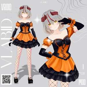 VRoid Clothes VRoid Cosplay Halloween 【VRoid Studio VRoid Texture Customitem VRoid Outfit Halloween】