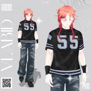 MALE VROID SKIN character \ORIGINAL VTUBER, VROID, STREAM