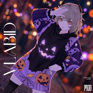 Halloween Hoodie Outfit｜ハロウィン パーカー 衣装｜VRoid Custom Item