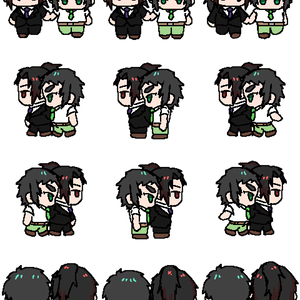 黒獪（キメ学）ピクスク用アバター