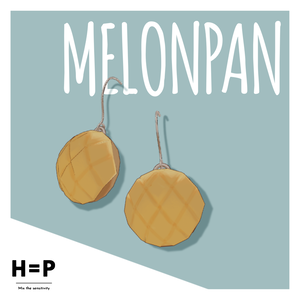 《ケモミミ用アリ:全3種》メロンパンピアス /멜론빵 귀걸이 /MelonPan earrings