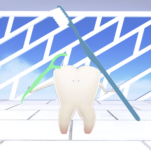 【3Dモデル】歯ブラシと糸ようじ【VRChat】#Marie_Merry