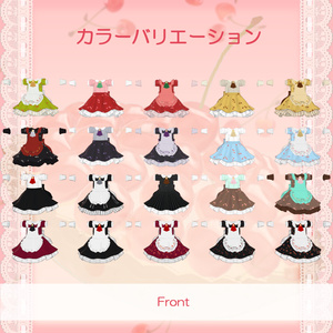 【ネヴリー・まめふれんず対応】Cherry panic dress【VRChat】#Marie_Merry 缩略图 5