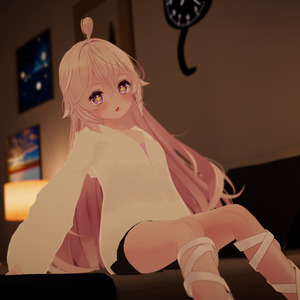 【ソラハ】パーカー下着セット（外せるギミック付き）モジュラアバター対応
