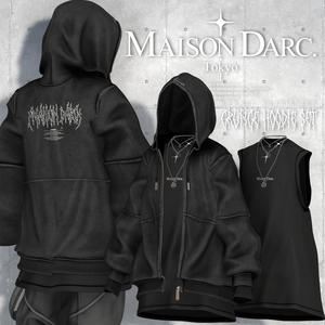 ♞ GRUNGE HOODIE SET FOR MEN ♞