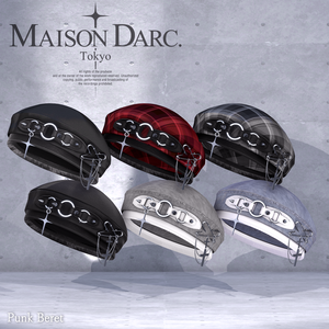♘PUNK BERET♘